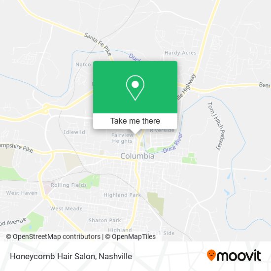 Honeycomb Hair Salon map