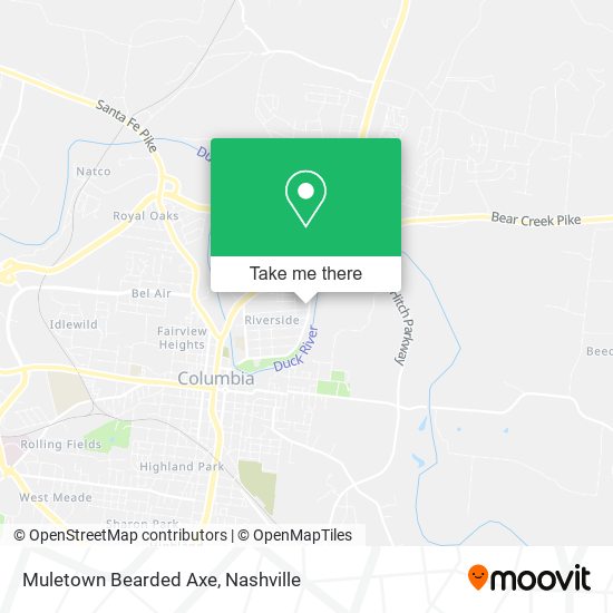 Muletown Bearded Axe map