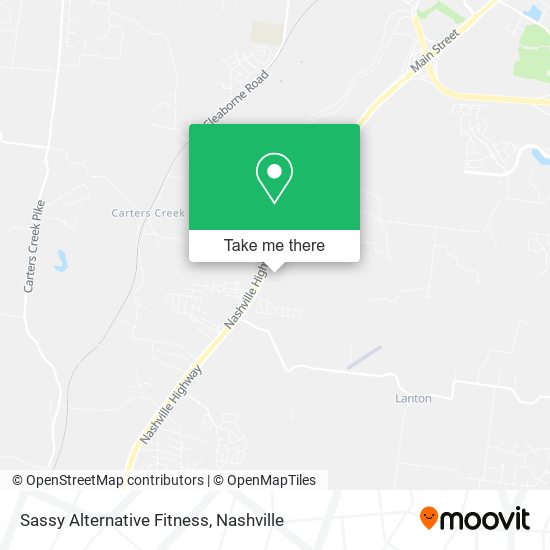Sassy Alternative Fitness map