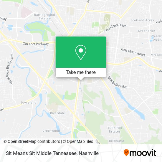 Sit Means Sit Middle Tennessee map