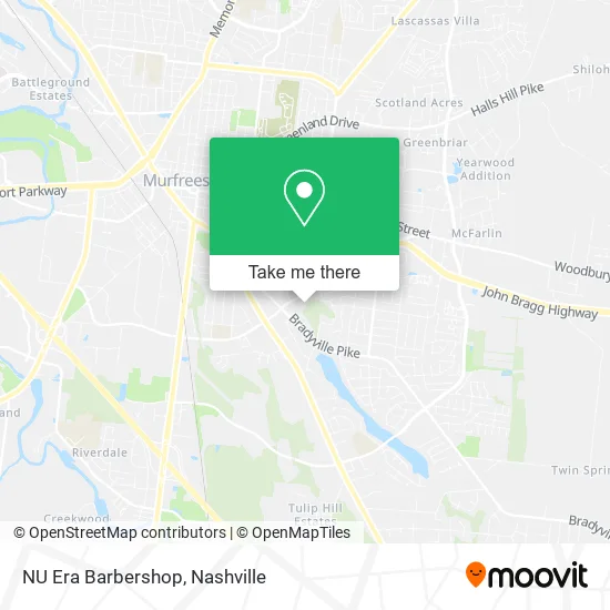 NU Era Barbershop map