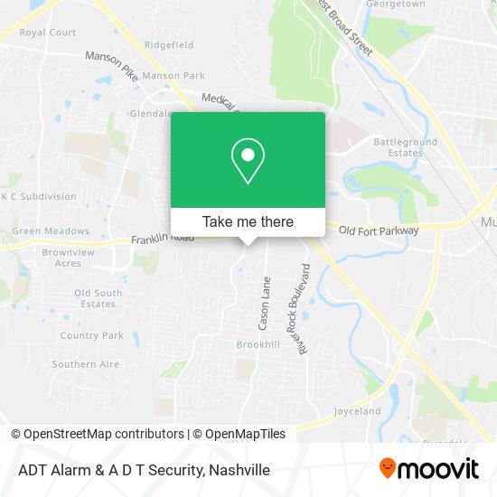 ADT Alarm & A D T Security map
