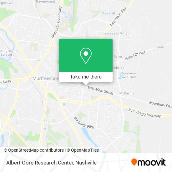 Mapa de Albert Gore Research Center