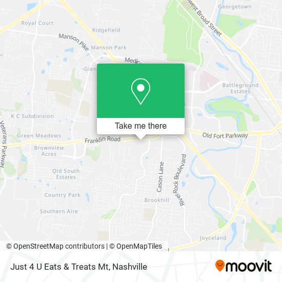 Mapa de Just 4 U Eats & Treats Mt