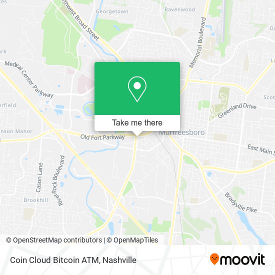 Coin Cloud Bitcoin ATM map