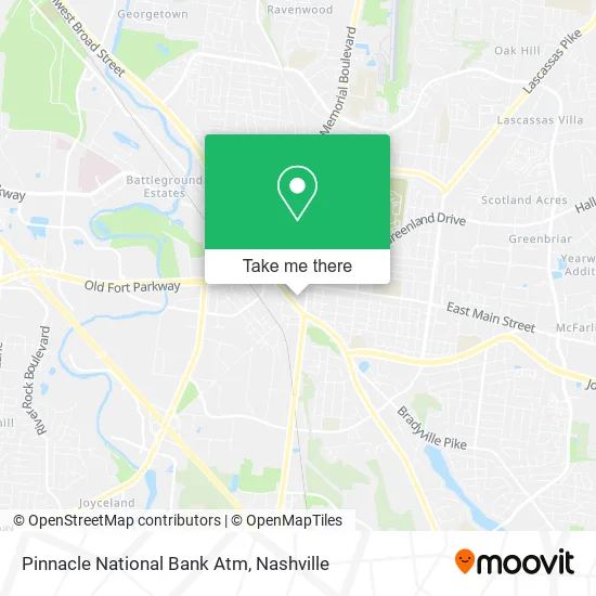 Pinnacle National Bank Atm map