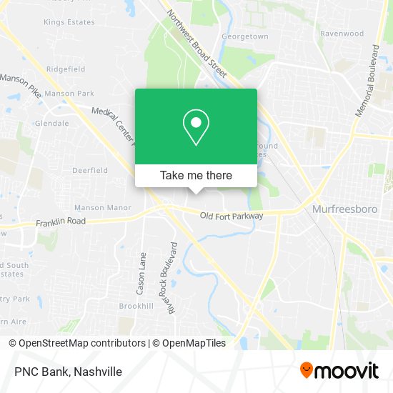 PNC Bank map