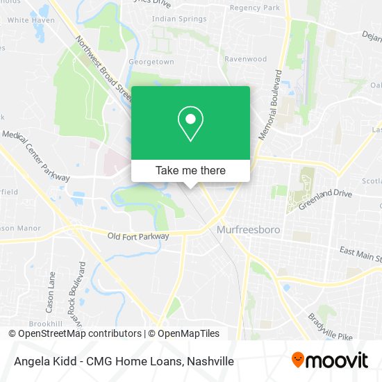Angela Kidd - CMG Home Loans map