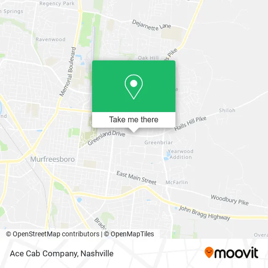 Ace Cab Company map