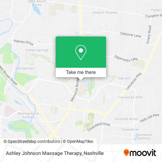 Ashley Johnson Massage Therapy map