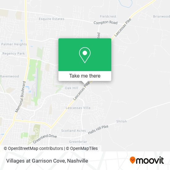 Villages at Garrison Cove map