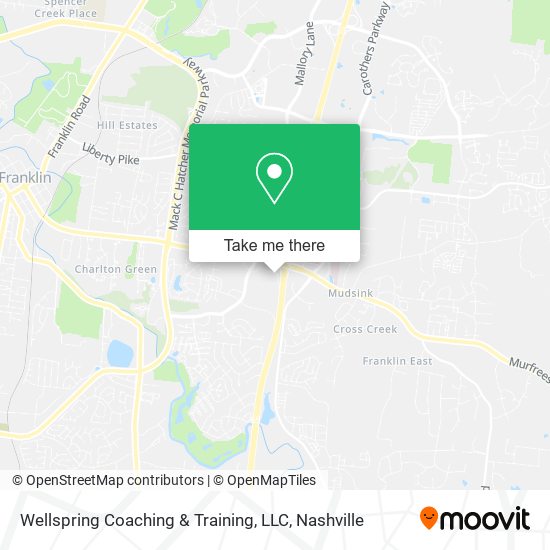 Wellspring Coaching & Training, LLC map