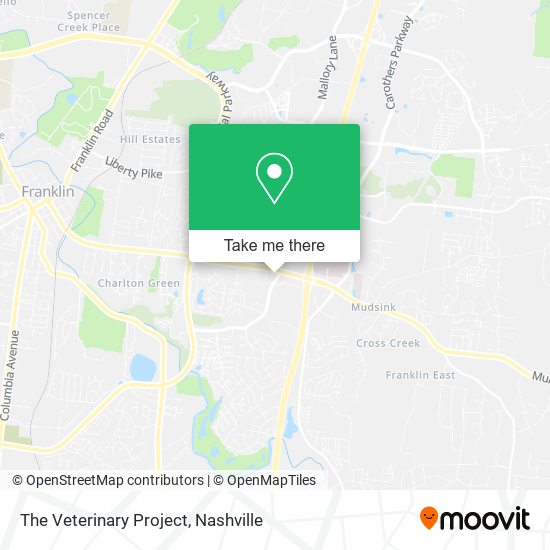 The Veterinary Project map