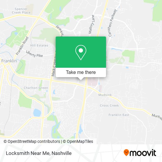 Mapa de Locksmith Near Me