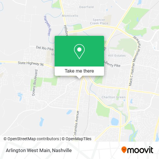 Arlington West Main map