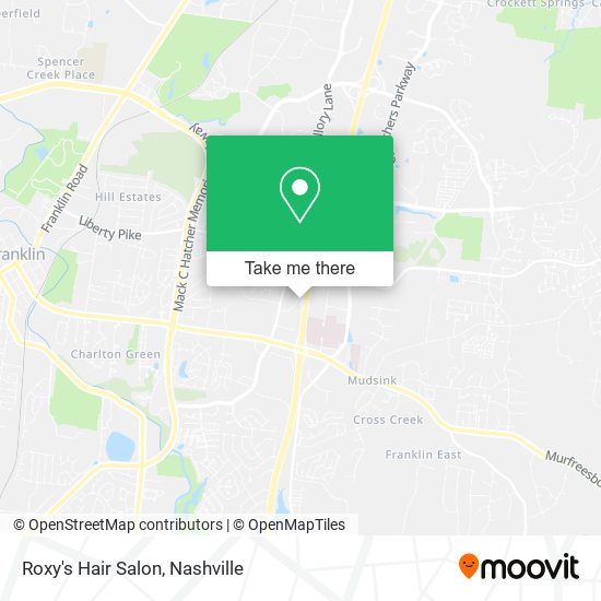 Roxy's Hair Salon map