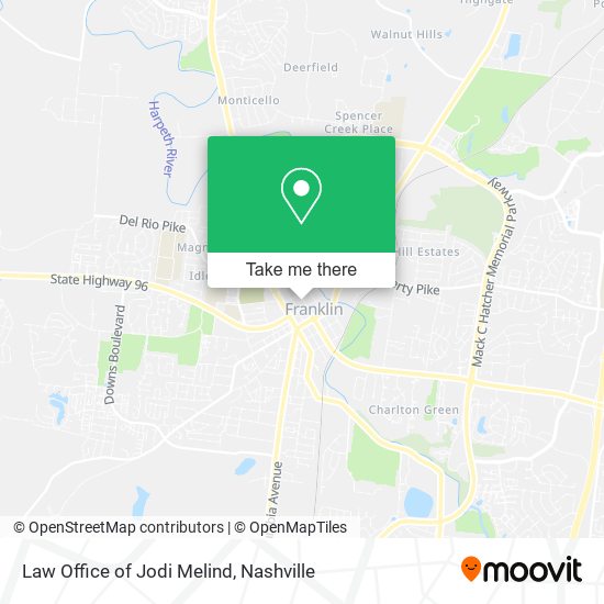 Law Office of Jodi Melind map