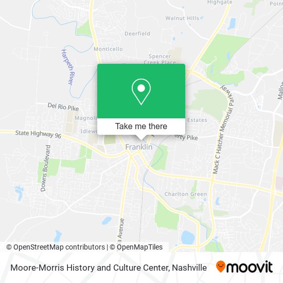 Moore-Morris History and Culture Center map