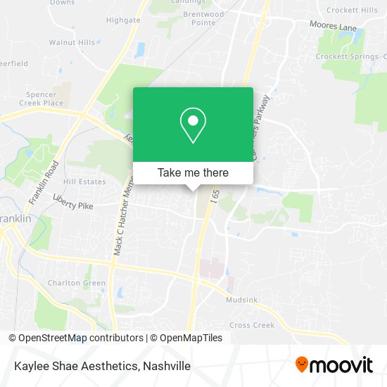 Kaylee Shae Aesthetics map