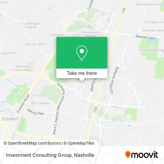 Investment Consulting Group map