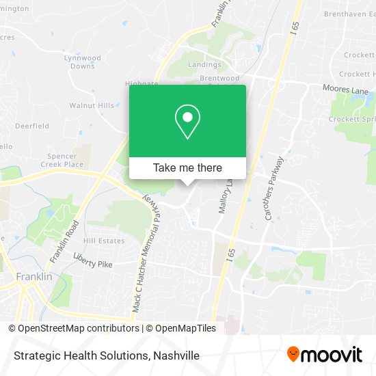 Strategic Health Solutions map