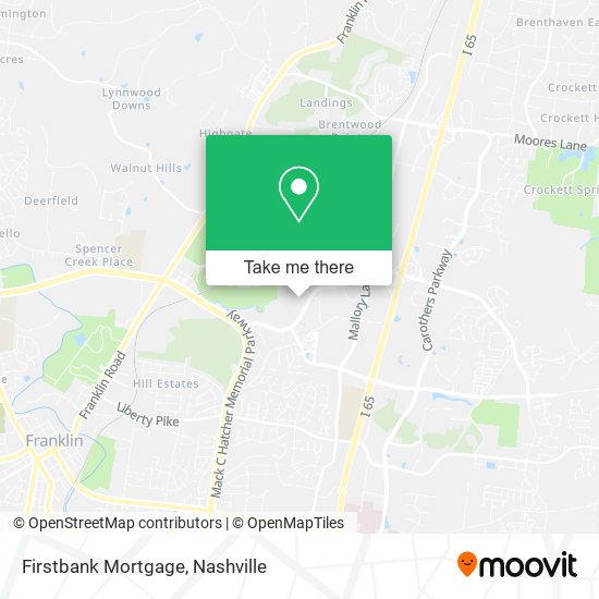 Mapa de Firstbank Mortgage
