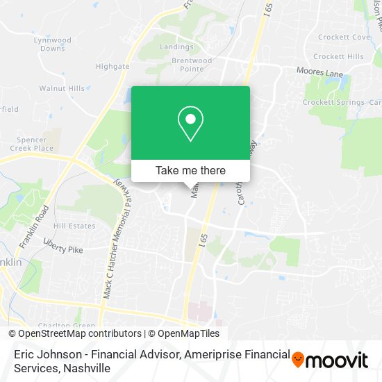 Eric Johnson - Financial Advisor, Ameriprise Financial Services map