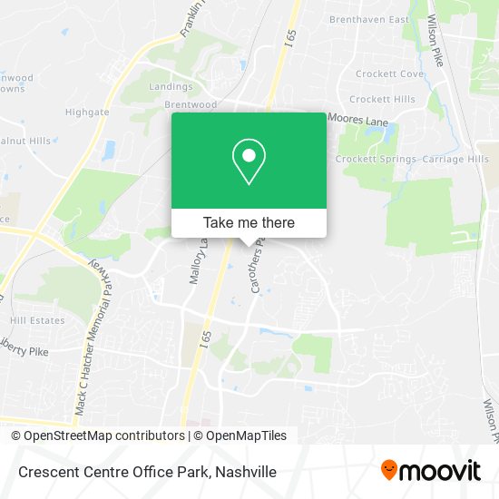 Crescent Centre Office Park map