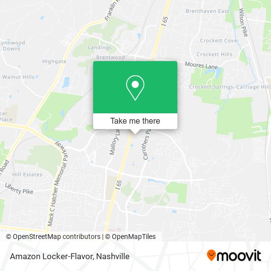 Mapa de Amazon Locker-Flavor