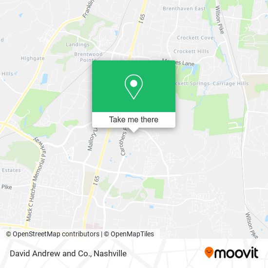 David Andrew and Co. map