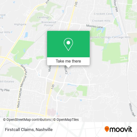Mapa de Firstcall Claims