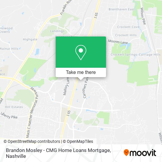 Brandon Mosley - CMG Home Loans Mortgage map