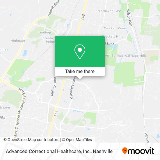 Advanced Correctional Healthcare, Inc. map