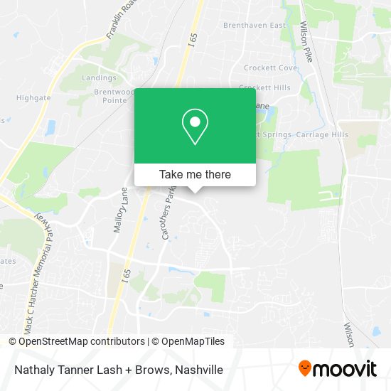 Mapa de Nathaly Tanner Lash + Brows