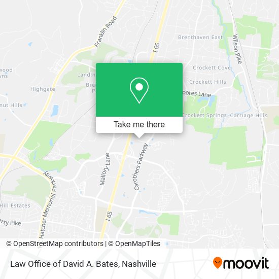 Law Office of David A. Bates map