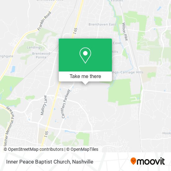 Mapa de Inner Peace Baptist Church