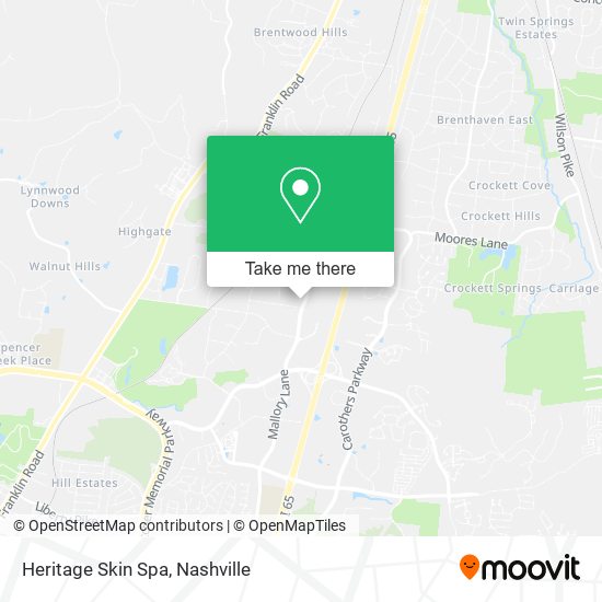 Heritage Skin Spa map