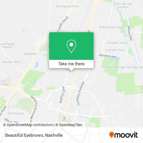 Beautiful Eyebrows map