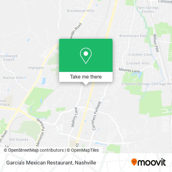 Garcia's Mexican Restaurant map