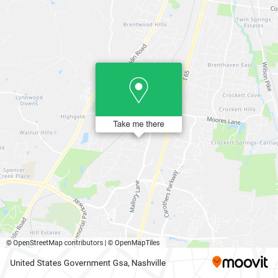 Mapa de United States Government Gsa