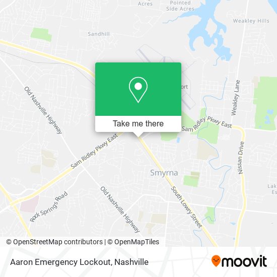 Mapa de Aaron Emergency Lockout