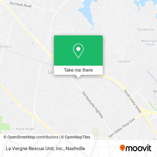 Mapa de La Vergne Rescue Unit, Inc.