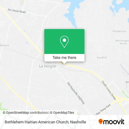 Bethlehem Haitian-American Church map