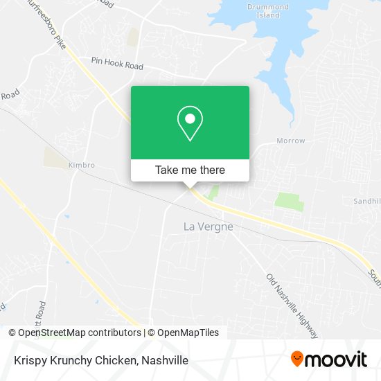 Krispy Krunchy Chicken map