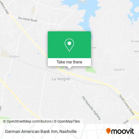 German American Bank Itm map