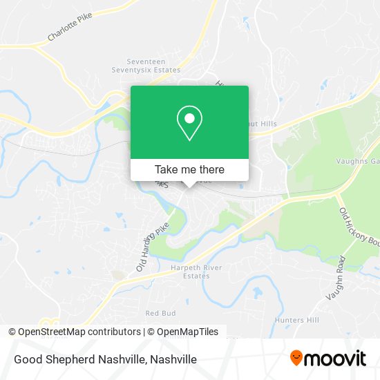 Good Shepherd Nashville map