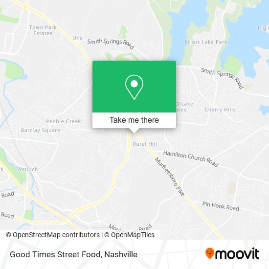 Good Times Street Food map
