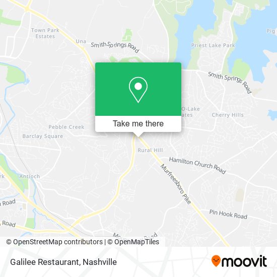 Mapa de Galilee Restaurant