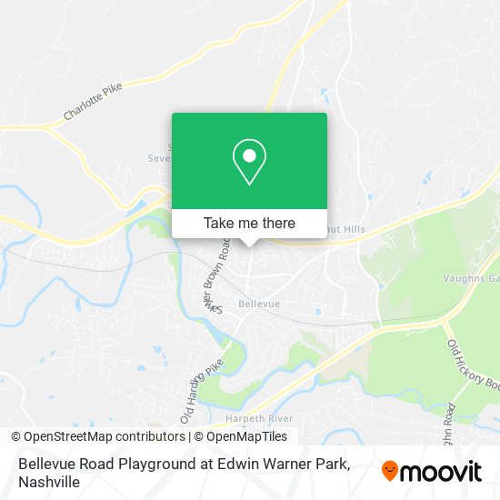 Mapa de Bellevue Road Playground at Edwin Warner Park