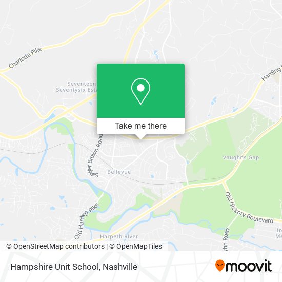 Mapa de Hampshire Unit School